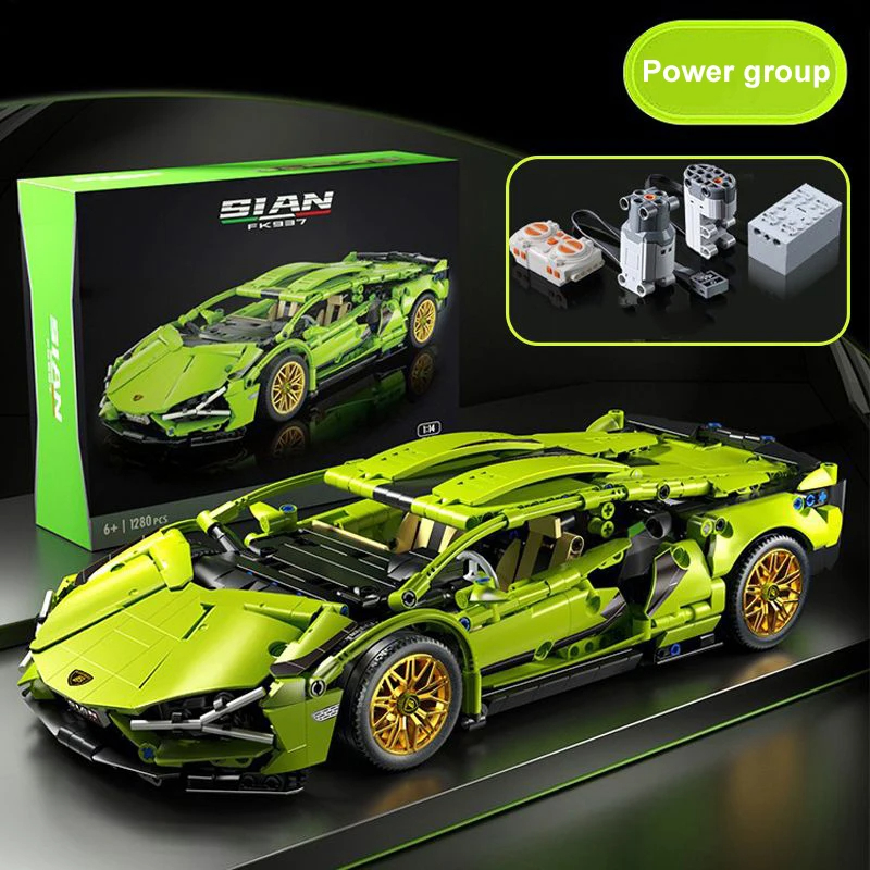 Heavy Equipment Lego - Technical Super Speed Sports Car Building