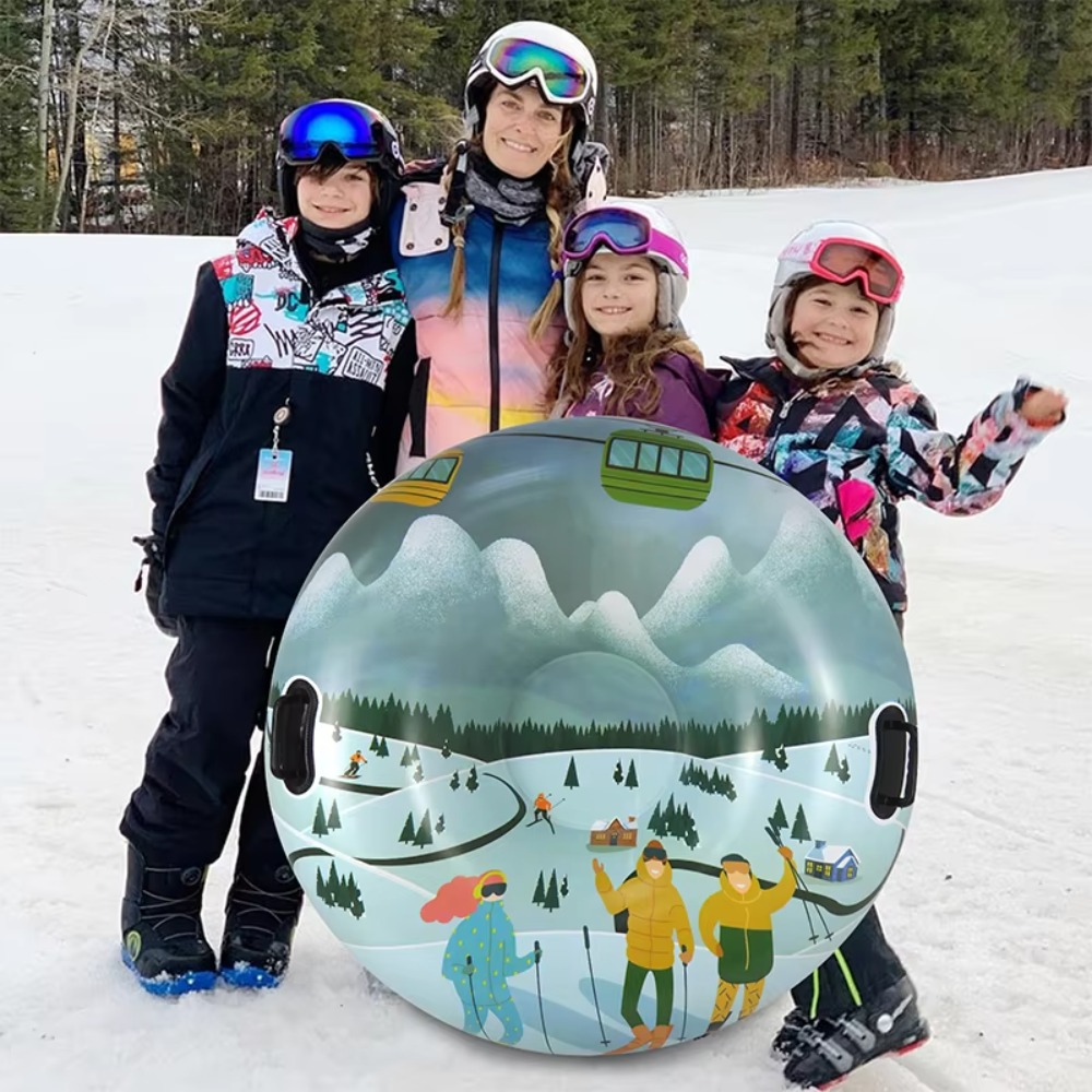 Heavy Equipment Youtube - Inflatable Snow Tube Heavy Duty Sledding