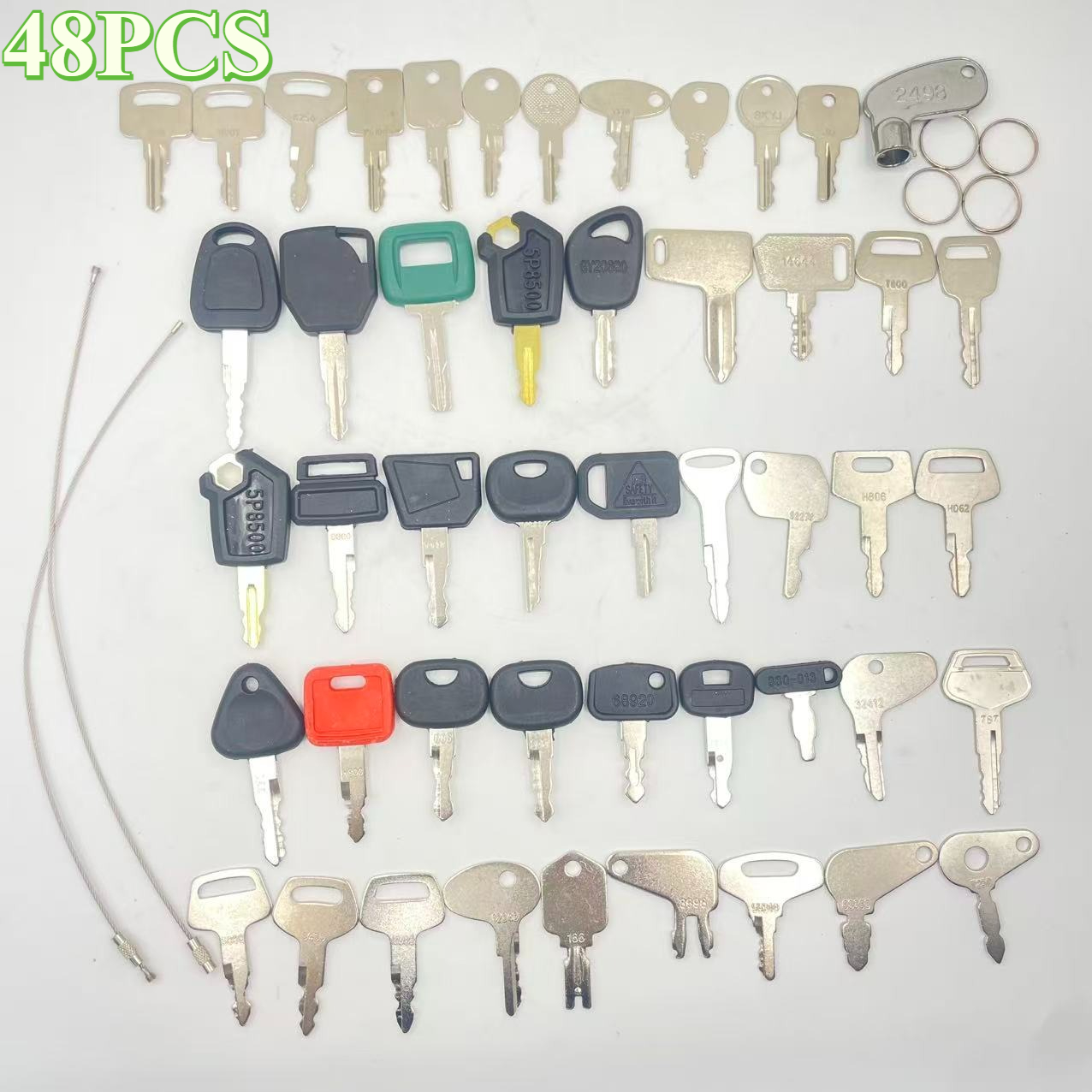 48PCS Heavy Equipment Keys Set – Heavy Equipment Bobcat recenzja i cena
