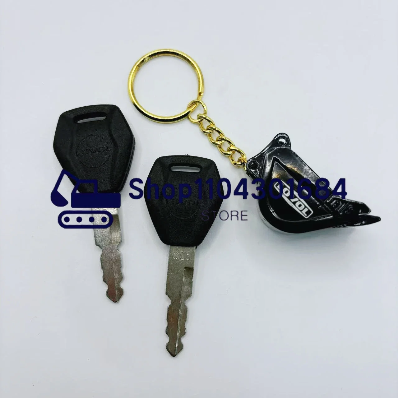 2PCS Keys for 011 Lovol Excava – Heavy Equipment Keychain recenzja i cena