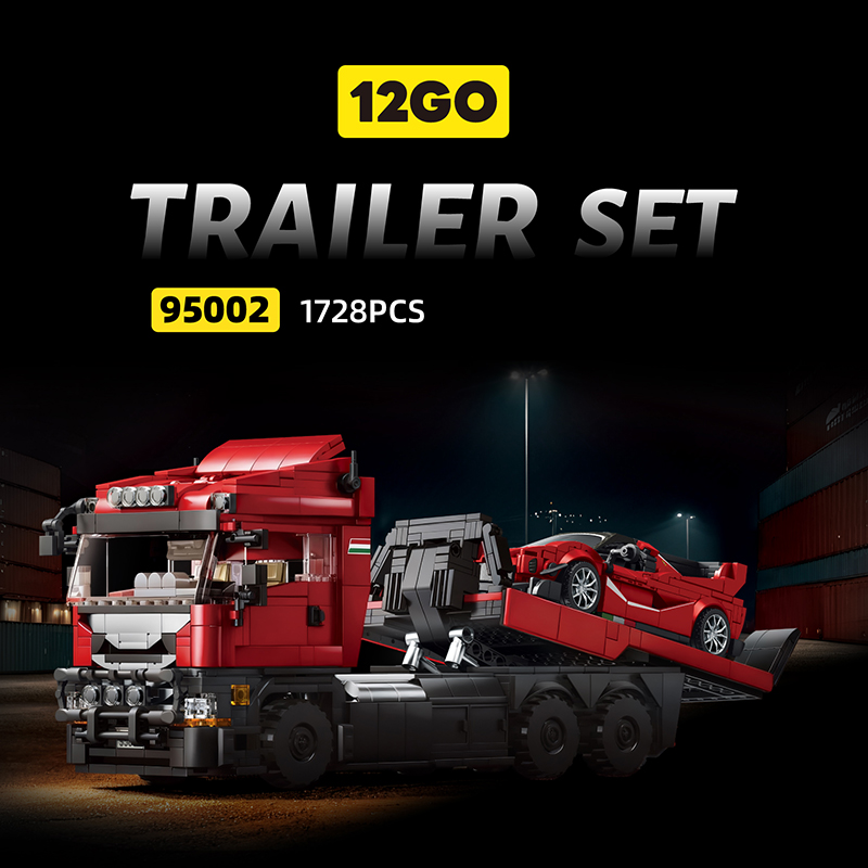 1728Pcs Luxury Car with Traile – Heavy Equipment Lego recenzja i cena