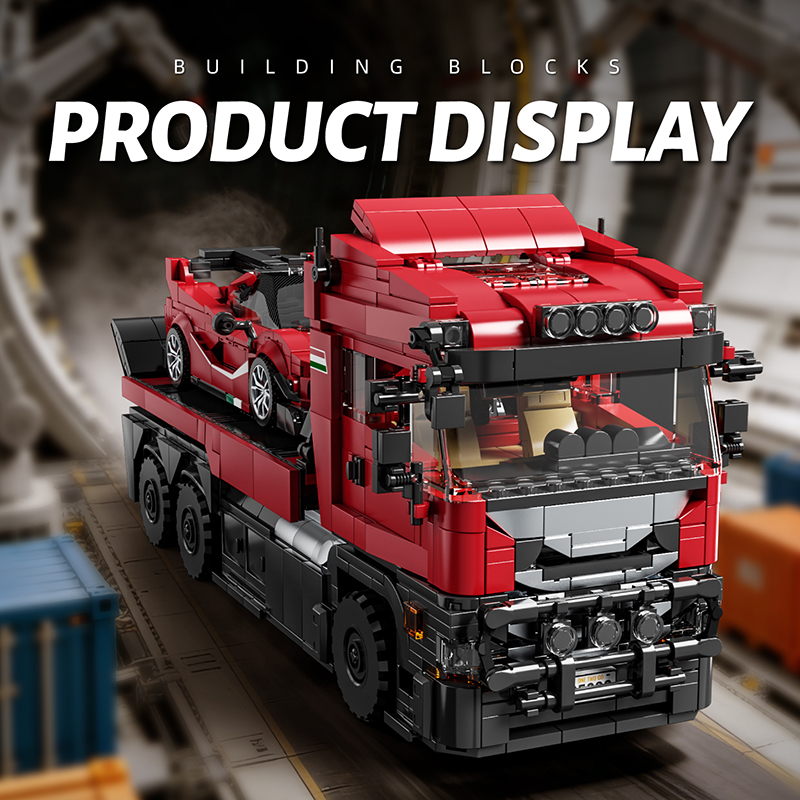 1728Pcs Luxury Car with Traile – Heavy Equipment Lego recenzja i cena
