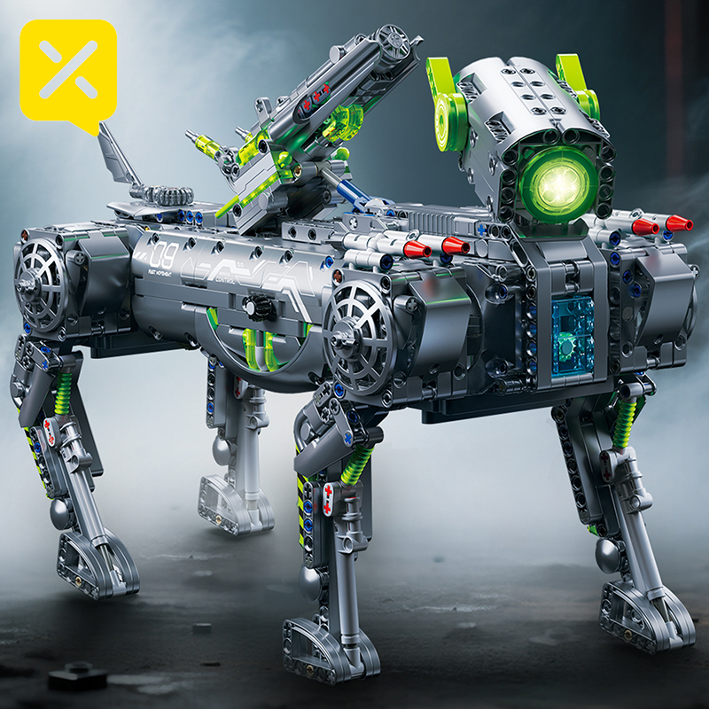Mechanical Robot Dog Building  – Heavy Equipment Lego recenzja i cena