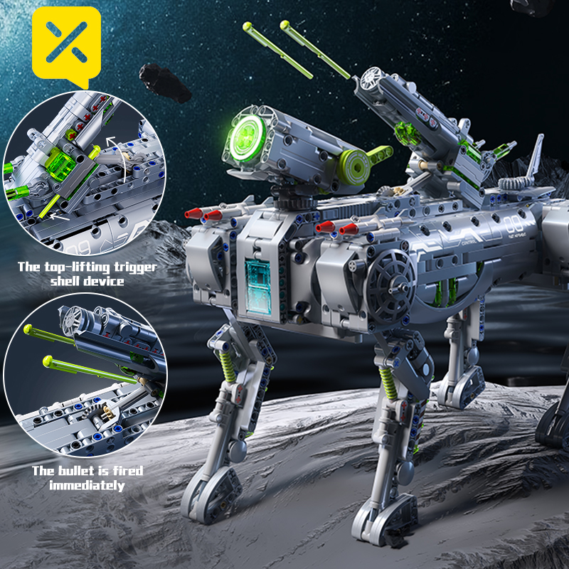 Mechanical Robot Dog Building  – Heavy Equipment Lego recenzja i cena