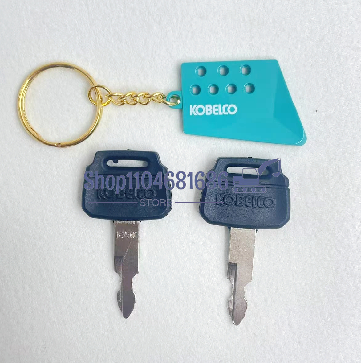 2pcs K250 Key for Kobelco for  – Heavy Equipment Keychain recenzja i cena