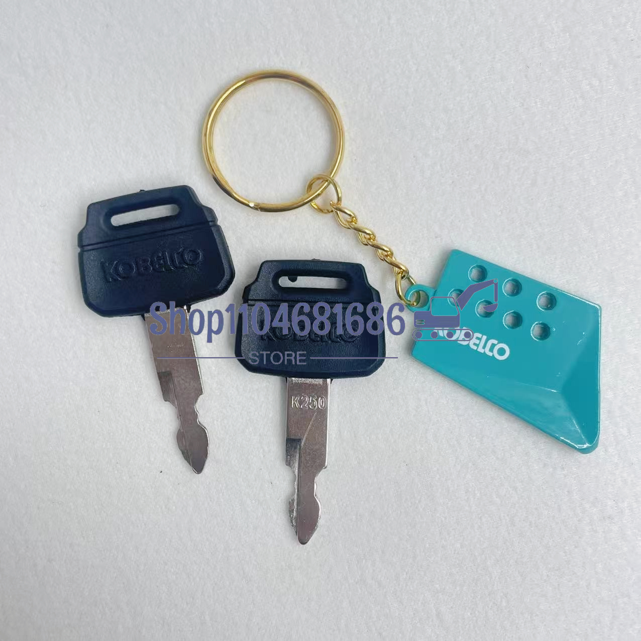 2pcs K250 Key for Kobelco for  – Heavy Equipment Keychain recenzja i cena