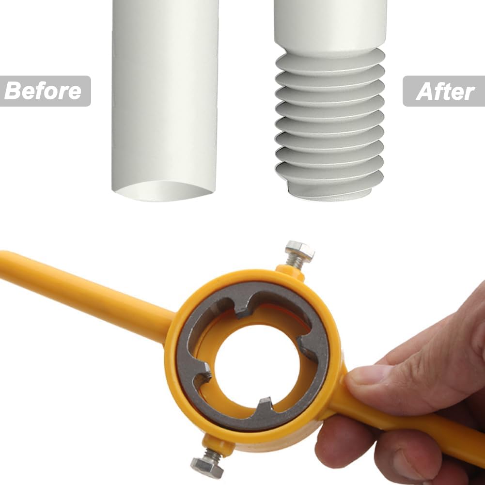 6pcs PVC Plastic Water Pipe Th – Pipe Threading Machine recenzja i cena