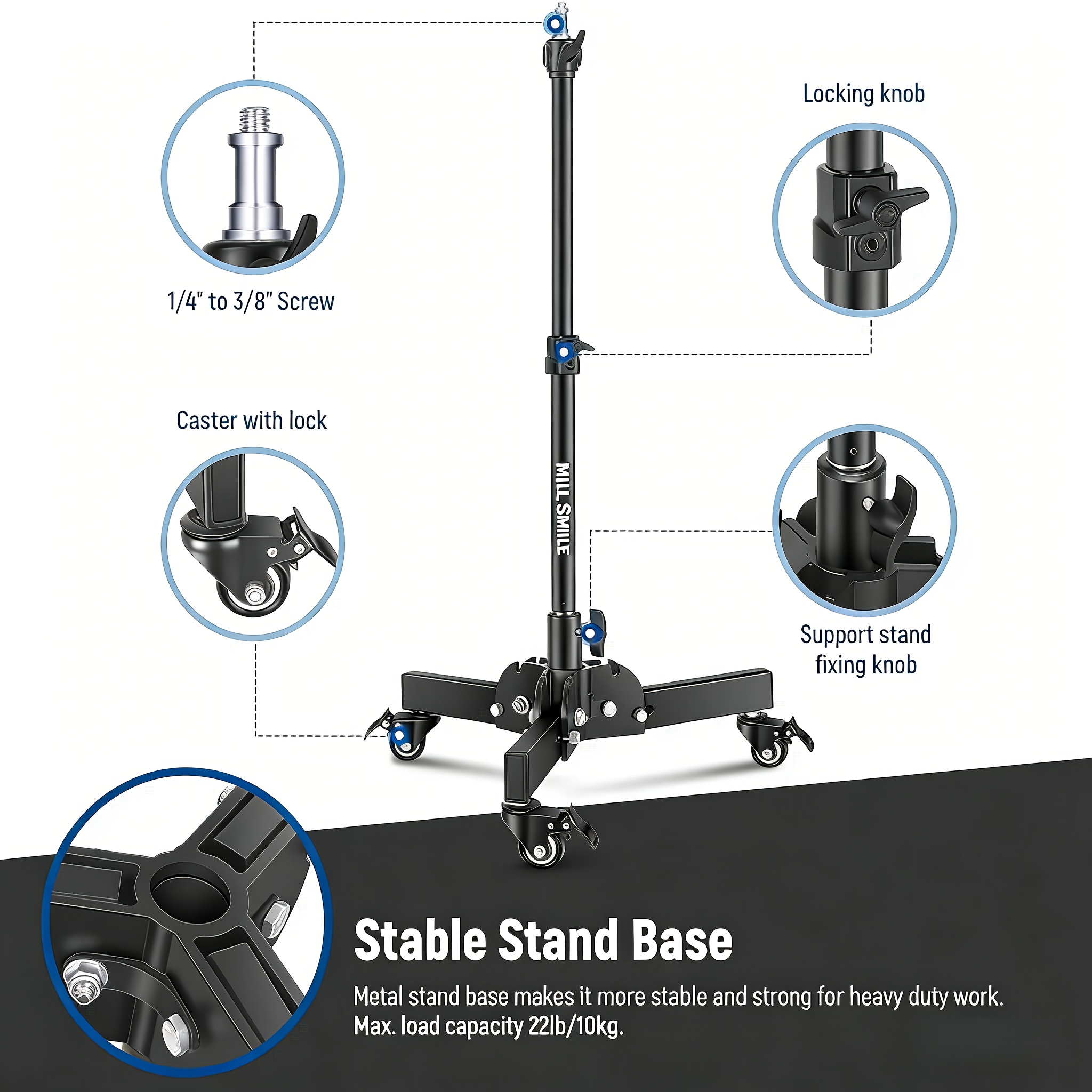 Heavy duty pulley light stand  – Heavy Equipment Used Parts recenzja i cena