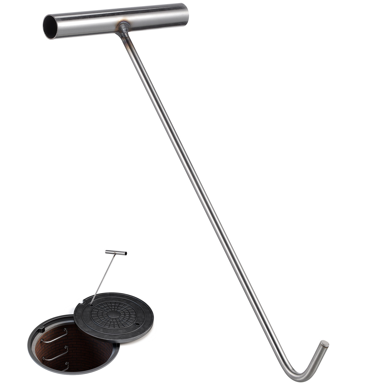 Robust Stainless Steel T Hook  – Manhole Cover Lifting recenzja i cena