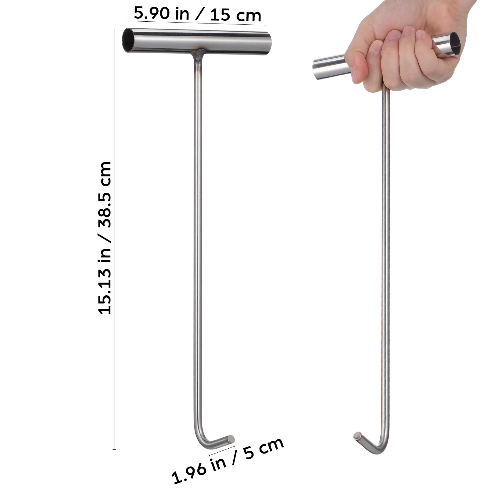 Robust Stainless Steel T Hook  – Manhole Cover Lifting recenzja i cena