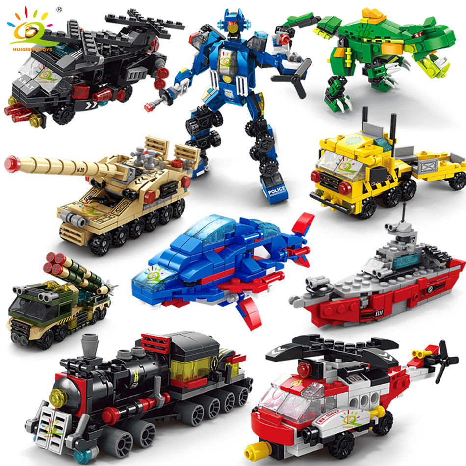 HUIQIBAO 6IN1 City Engineering – Heavy Equipment Lego recenzja i cena