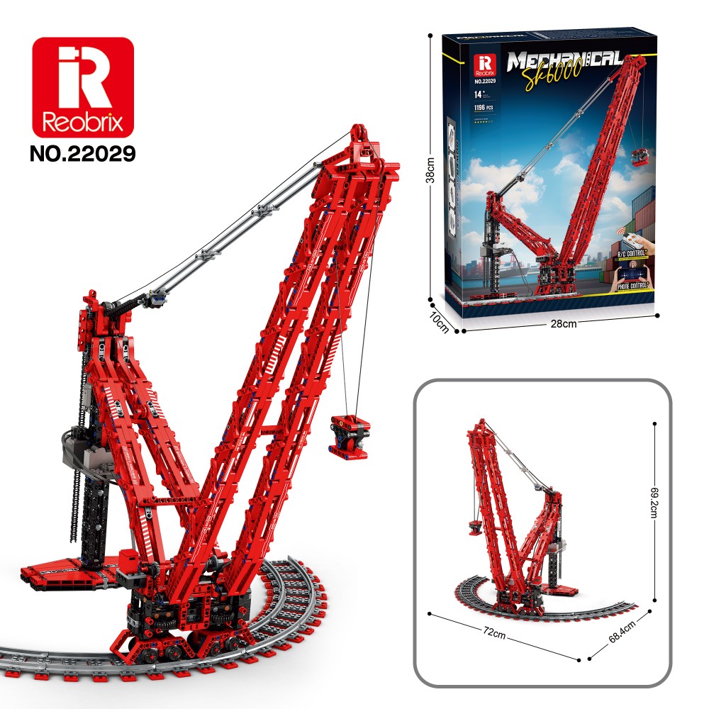 SK6000 Crane Building Blocks H – Heavy Equipment Lego recenzja i cena