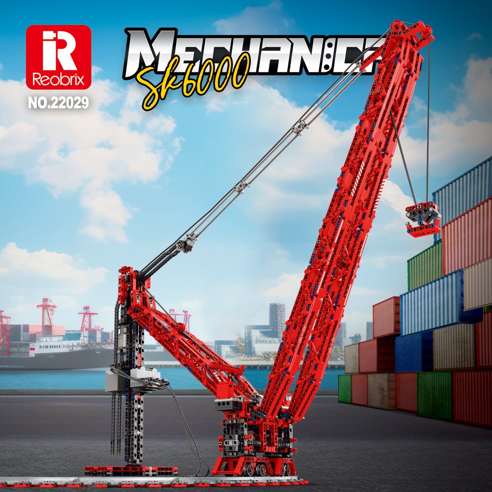 SK6000 Crane Building Blocks H – Heavy Equipment Lego recenzja i cena