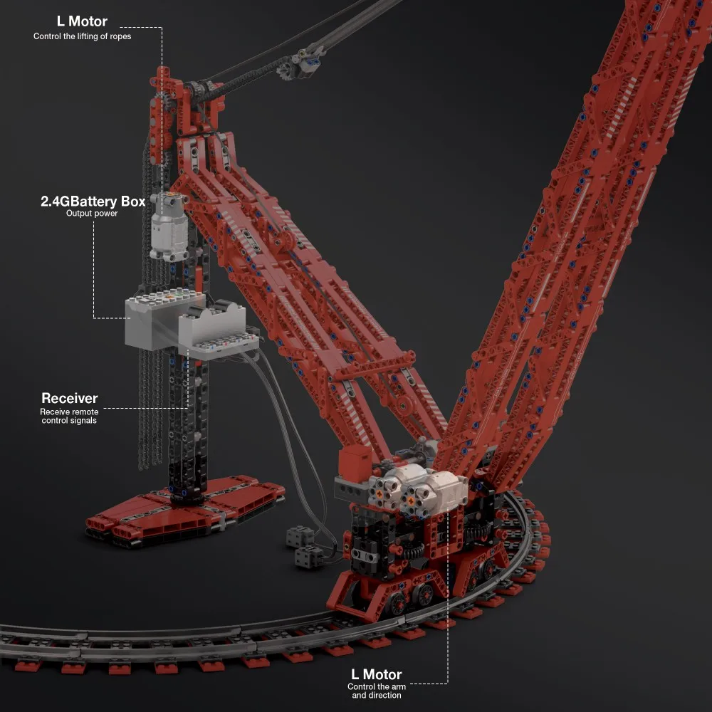 SK6000 Crane Building Blocks H – Heavy Equipment Lego recenzja i cena
