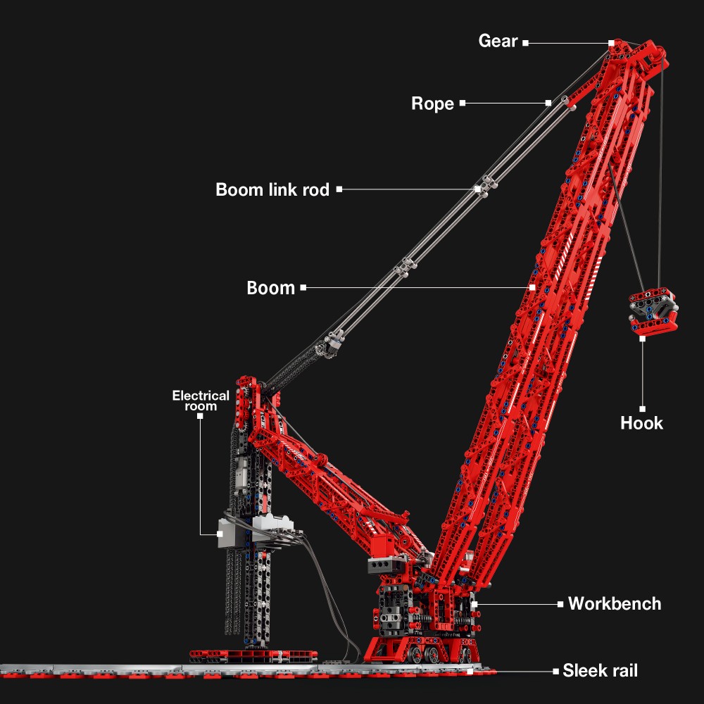 SK6000 Crane Building Blocks H – Heavy Equipment Lego recenzja i cena