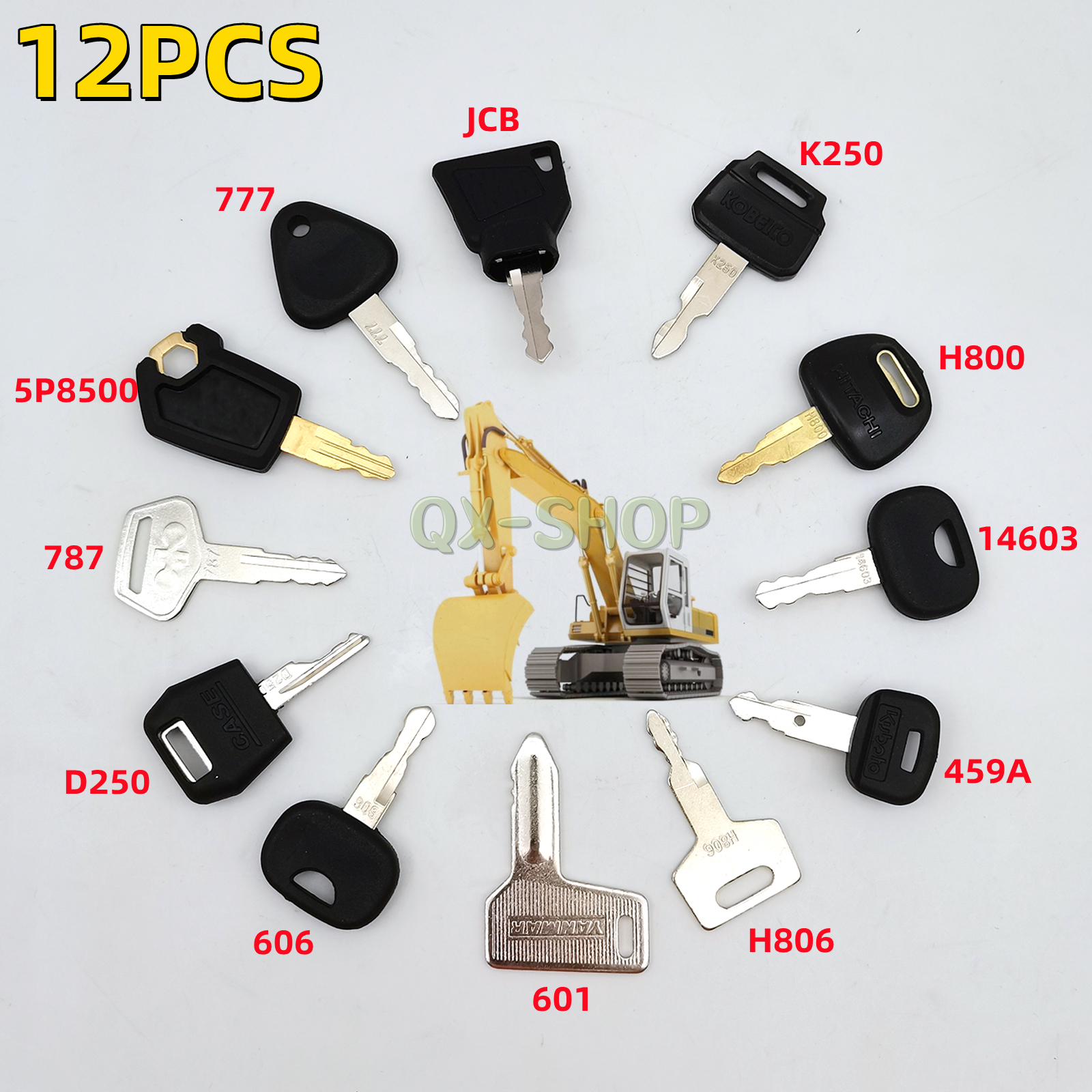 12 type doorlock lgnition Key  – Heavy Equipment Bobcat recenzja i cena